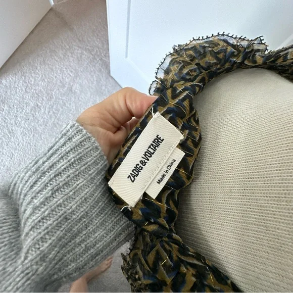 Zadig & Voltaire Rulie Chiffon Mini Dress womens size small NWOT - Picture 12 of 15